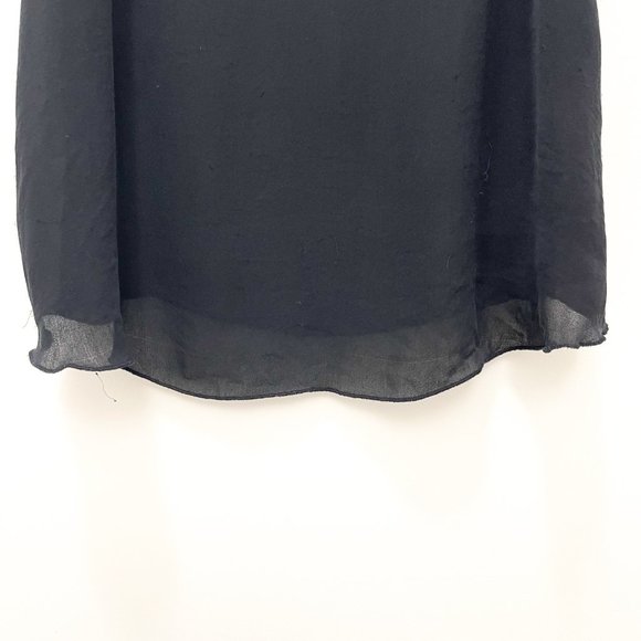 BLACK SILK WILFRED CAMISOLE, SIZE MEDIUM - Picture 3 of 7